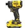 Visseuse a impacts - STANLEY FATMAX V20 - SFMCF820D2K-QW - 190 Nm Brushless - Lithium 18V - 2 Batteries 2Ah