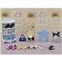 Sylvanian Families La valisette de mode et grande sur chien caramel
