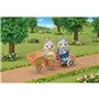 Sylvanian Families Les frères et surs husky et leur tandem