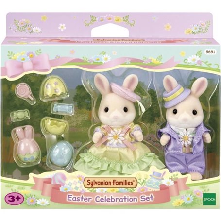 Sylvanian Families La chasse aux ufs des frères et surs Lapin Marguerite