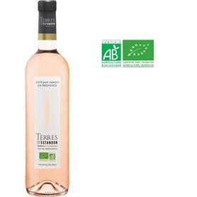 Estandon Terre d'Estandon Coteaux Varois en Provence - Vin rosé de Provence - Bio