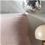 Parure de lit - TODAY - 123332 - 1 personne - 140x200 cm - Gaze de coton unie - Rose des sables