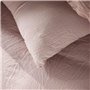 Parure de lit - TODAY - 123332 - 1 personne - 140x200 cm - Gaze de coton unie - Rose des sables