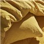 Parure de lit - TODAY - 123333 - 1 personne - 140x200 cm - Gaze de coton unie - Ocre