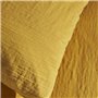 Parure de lit - TODAY - 123333 - 1 personne - 140x200 cm - Gaze de coton unie - Ocre