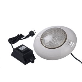 Spot LED 350 blanc pour piscines bois UBBINK - ABS - IP68 - 24W - 12VAC/50Hz - Garantie 2 ans