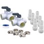 Kit by pass Universel UBBINK pour pompe a chaleur - Modele 7505527 - PVC - Blanc