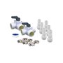 Kit by pass Universel UBBINK pour pompe a chaleur - Modele 7505527 - PVC - Blanc