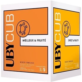 BIB 3L UBY CUB Vin de France vin blanc doux