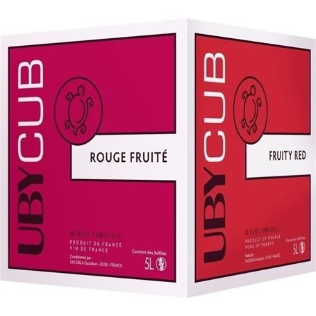 BIB 5L UBY CUB Vin de France vin rouge