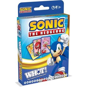 Whot! Sonic the Hedgehog - Jeu de cartes - WINNING MOVES - Jeu de cartes aux couleurs de Sonic pour toute la famille.