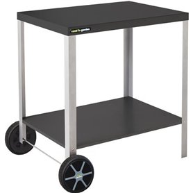Desserte en Acier pour Plancha / Barbecue COOK'IN GARDEN - Media S - Gris/Noir