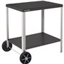 Desserte en Acier pour Plancha / Barbecue COOK'IN GARDEN - Media S - Gris/Noir