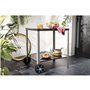 Desserte en Acier pour Plancha / Barbecue COOK'IN GARDEN - Media S - Gris/Noir