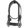 Antivol U a clé de Sécurité + Câble pour Vélo et VTT - YALE - YUL2C/13/230/1 - Certifié Sold Secure Silver - 4 clés four