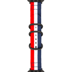 Bracelet Nato pour Apple Watch 38-40-41mm Noire Bigben