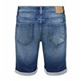 Shorts en Jean pour Homme Only & Sons Onsply Dark Mid Blue Bleu