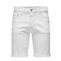 Shorts pour Hommes Only & Sons Onsply 9297 White Blanc