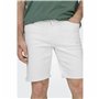 Shorts pour Hommes Only & Sons Onsply 9297 White Blanc