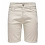 Shorts pour Hommes Only & Sons Onsply 9296 Ecru Beige