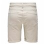 Shorts pour Hommes Only & Sons Onsply 9296 Ecru Beige