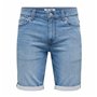 Shorts en Jean pour Homme Only & Sons Onsply 8584 Blue Denim Bleu