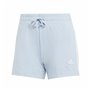 Short de Sport pour Femme Adidas 3 Stripes Sj Bleu clair