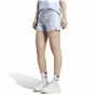 Short de Sport pour Femme Adidas 3 Stripes Sj Bleu clair