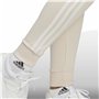 Pantalon de sport long Adidas Essentials 3 Stripes Beige Femme