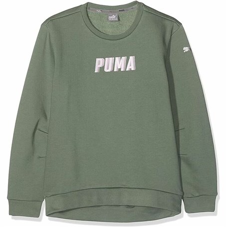 Sweat-shirt Enfant Puma Style Blanc Olive