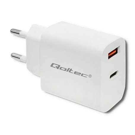 Chargeur mural Qoltec 51714 Blanc 18 W