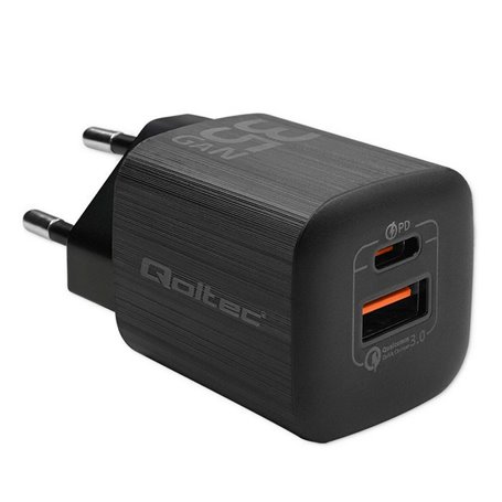 Chargeur mural Qoltec 50764 Noir 35 W