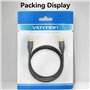 Câble DisplayPort Vention HCDBG Noir 1,5 m