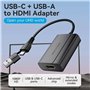 Adaptateur USB-C vers HDMI Vention ACYHB