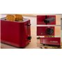 Toaster - BOSCH - TAT3M124 MyMoment - Rouge mat - 2 tranches - centrage automatique du pain - fonctions décongélation et