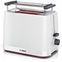 Toaster - BOSCH - TAT3M121 MyMoment - Blanc mat - 2 tranches - centrage automatique du pain - fonctions décongélation et réchauf