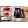 Cafetiere Filtre - BOSCH - TKA3M131 MyMoment - Blanche - verseuse verre - fonction Aroma Plus - maintien au chaud jusqu'