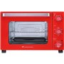 CONTINENTAL EDISON CEMF35R - Minifour électrique 35L rouge  - 1500W - Rotissoire