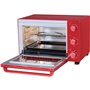 CONTINENTAL EDISON CEMF35R - Minifour électrique 35L rouge  - 1500W - Rotissoire, Convection naturelle