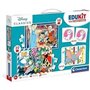 Clementoni - Edukit - Disney - Coffret apprentissage 4 en 1 - 2 puzzles