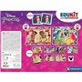 Clementoni - Edukit - Disney Princesses - Coffret apprentissage 4 en 1 - 2 puzzles, 1 mémo, 1 jeu de 6 cubes - Fabriqué 