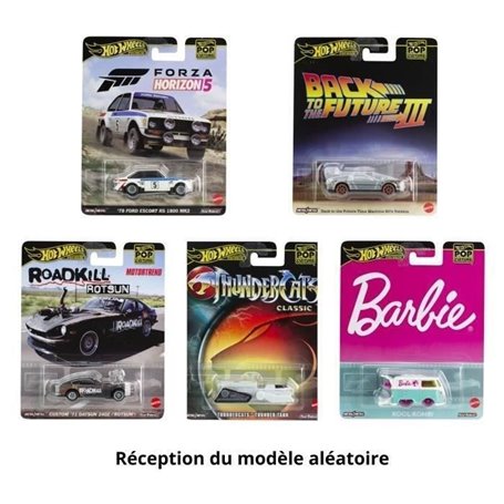 HOT WHEELS Véhicule de collection Pop culture format 1/64 - HXD63 - modele aléatoire