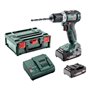 Perceuse visseuse brushless sans fil 18V 55Nm mandrin 13mm+ 2 batteries 2Ah + chargeur + Metabox145 - METABO - BS 18 L BL