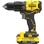 Perceuse visseuse a percussion Brushless 60 Nm - Lithium 18V - 2 Batteries 2Ah - STANLEY FATMAX V20 - SFMCD715D2K-QW