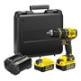 Stanley - V20 Perceuse visseuse a percussion 80 Nm BRUSHLESS - Lithium 18V - 2 batteries 4A - SFMCD721M2K-QW