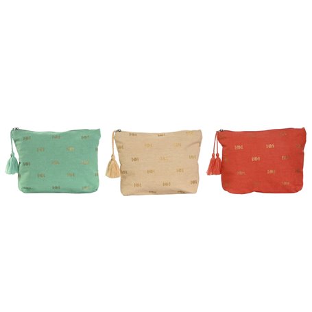 Nécessaire de Voyage Home ESPRIT Vert Beige Corail 25 x 5 x 20 cm (3 Unités)