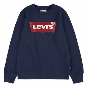 Sweat-shirt Enfant Levi's Batwing Blanc Bleu foncé