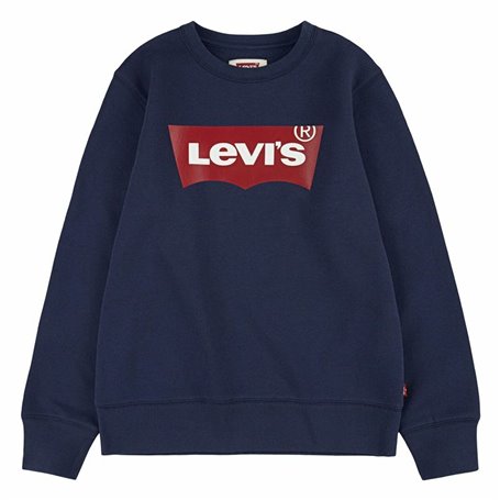 Sweat-shirt Enfant Levi's Batwing Blanc Bleu foncé