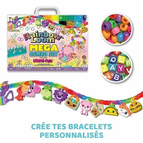 Kit de création de bracelets et colliers Bandai Rainbow Moon Mega Combo set Plastique