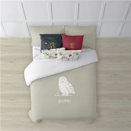 Housse de Couette Harry Potter Magical Hedwig Multicouleur 140 x 200 cm Lit 1 persone